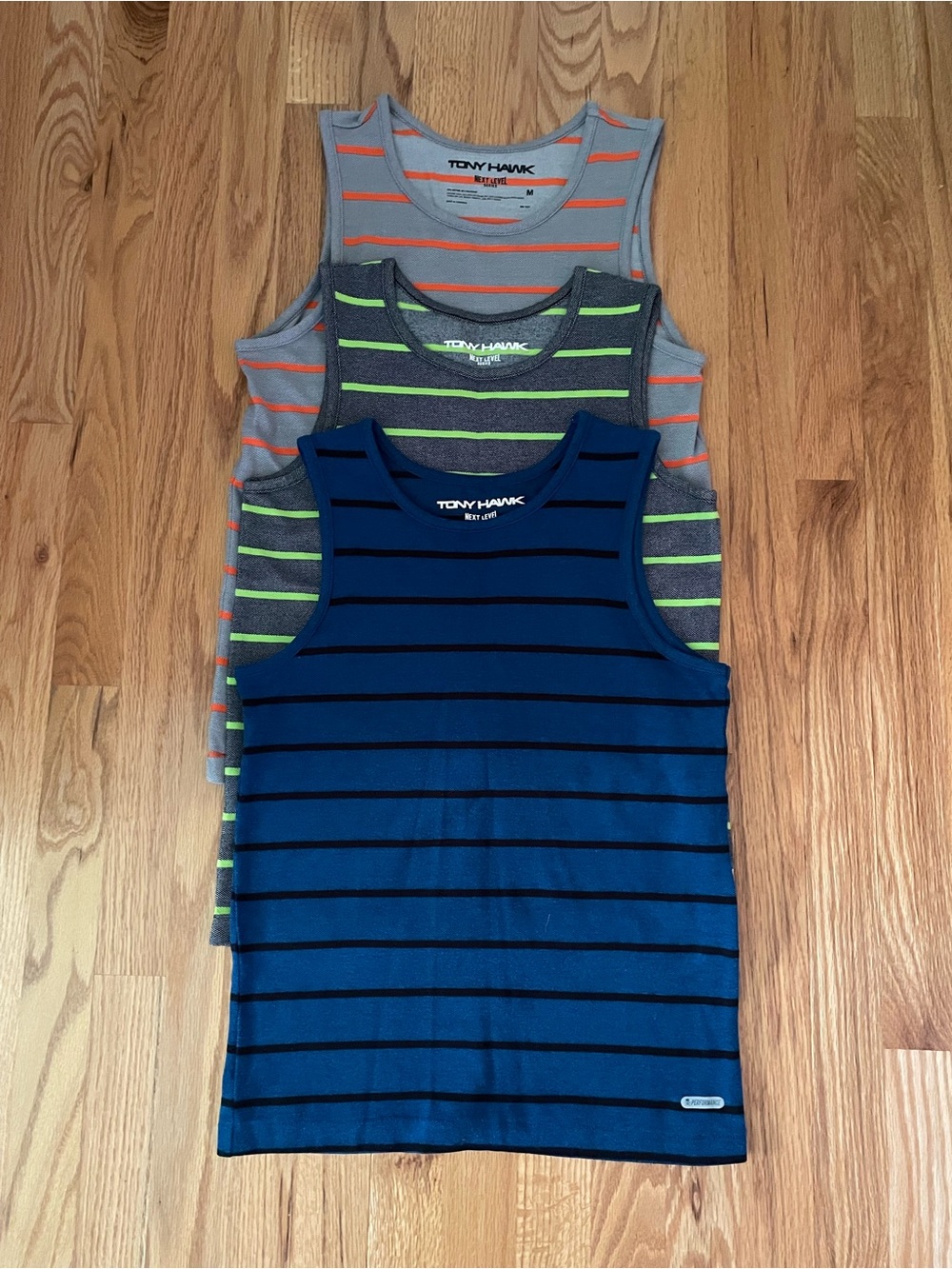 Three Tony Hawk Next Level Series Boys Size Medium Tank Tops